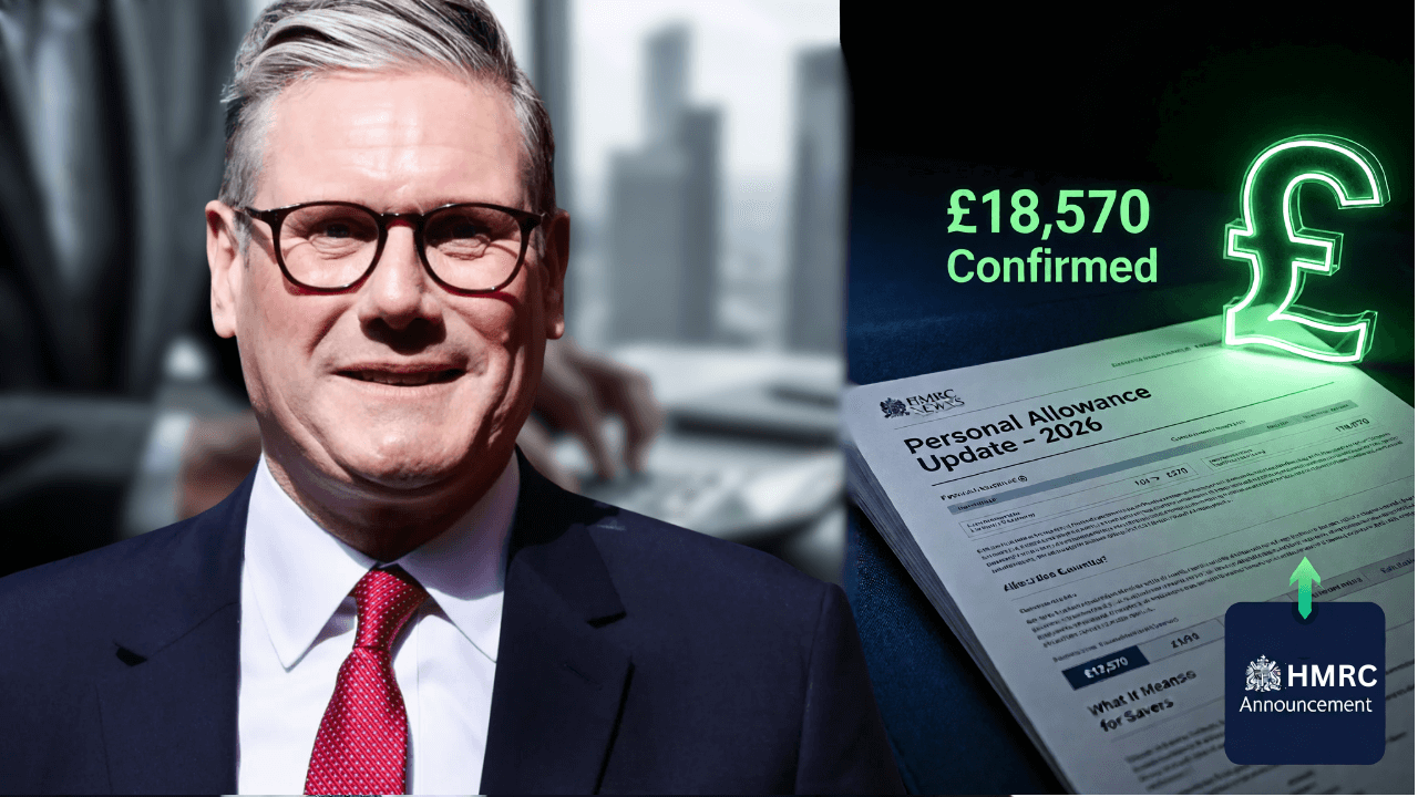 HMRC Announces £18,570 Tax‑Free Personal Allowance Boost Under Savings Rule