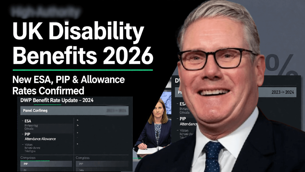 UK Disability Benefits 2026: DWP Confirms New ESA, PIP and Allowance Rates
