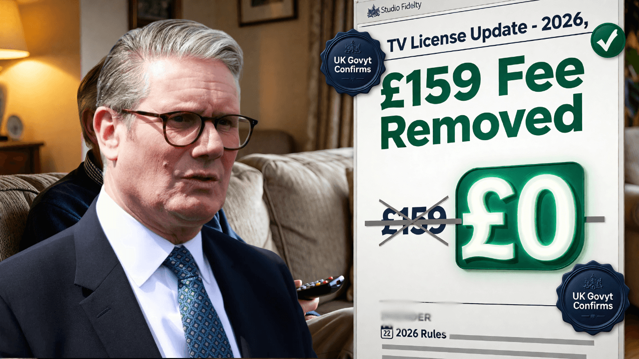UK Govt Confirms Free TV Licence for Over-60s – How to Apply Under New Rules