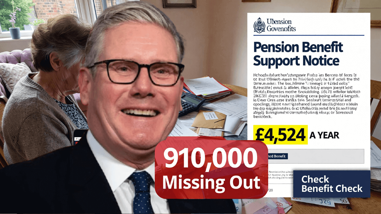 910,000 UK Pensioners Missing Out on DWP Benefit Worth £4,524 a Year