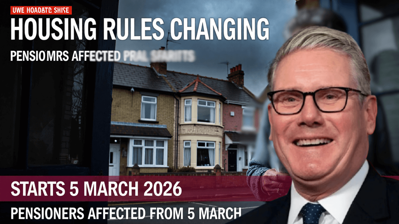 DWP Confirms Major Housing Rule Change for UK Pensioners Starting 5 March 2026